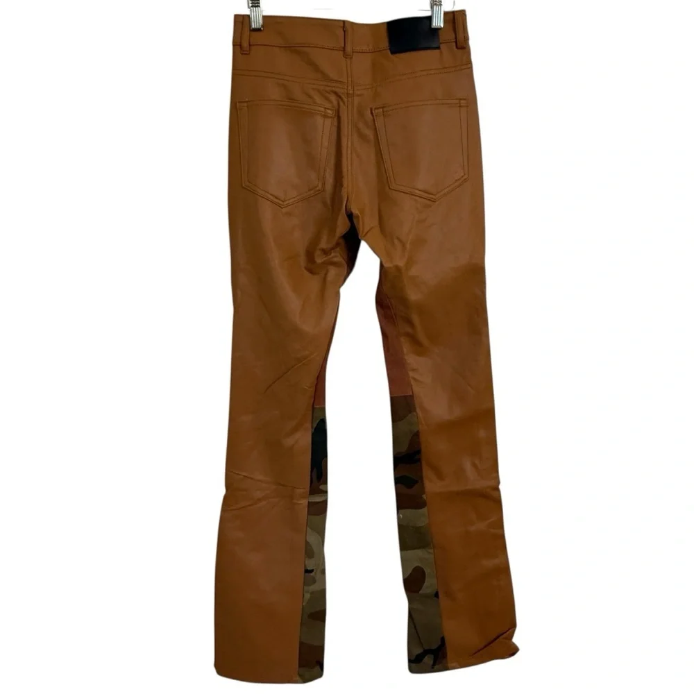 Thrt NWT Denim Rick Ross Wyatt Flared Denim Pants Brown Camo Survival Men’s 30